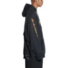 SBalenciaga Metallica-luvtröja i oversized-passform ”Black Orange” 697879TMV891055