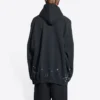 SBalenciaga Metallica-luvtröja i oversized-passform ”Black Orange” 697879TMV891055