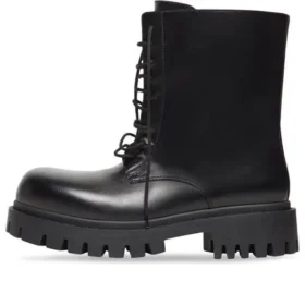 Sergent 20 mm stövlar ”Black Leather” 701394WBD401000