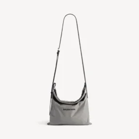 Shopper-väska för herr, dammpåse, crossbody-väska, medium, i Balenciaga-grå