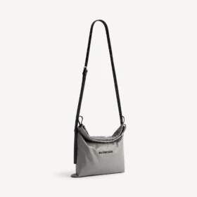 Shopper-väska för herr, dammpåse, crossbody-väska, medium, i Balenciaga-grå