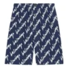 Shorts med klotter över hela ytan ”Indigo” 672410TLLJ48502