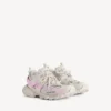 Signatur-sneakers för damer i beige/rosa