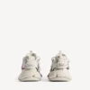 Signatur-sneakers för damer i beige/rosa