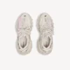 Signatur-sneakers för damer i beige/rosa