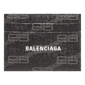 Signature-kortfodral i BB Monogram-belagd canvas ”Black” 594309210D81061