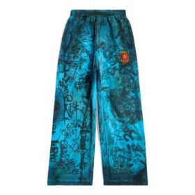 Skater Graffiti Baggy-träningsbyxor ”Blue Sky” 740028TOVA84900