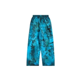 Skater Graffiti Baggy-träningsbyxor ”Blue Sky” 740028TOVA84900