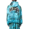 Skater-luvtröja med dragkedja, medium passform ”Blue Sky” 744457TOVA84900