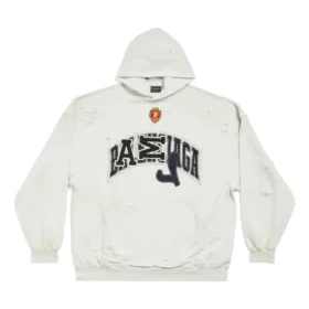 Skater-luvtröja, oversized ”White” 739024TOVN39012