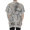 Skater-T-shirt med graffititryck ”Heather Grey” 739028TOVA71300