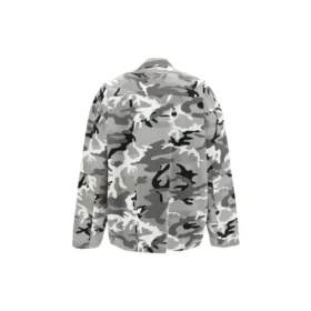 Skjorta med kamouflage-tryck ”Grey” 681008TLL721262