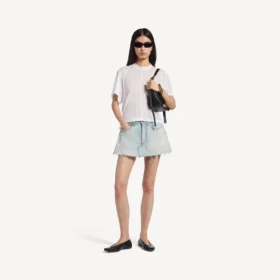 Skort för damer i ljusblått