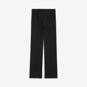 Slim fit-byxor för dam i svart