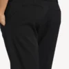 Slim fit-byxor för dam i svart Slim fit-byxor för dam i svart