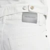Slim fit-jeans för herr i vitt