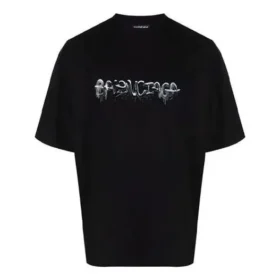 Slime Logo T-shirt, medium passform, ”Black” 612966TLVF11069
