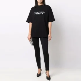 Slime Logo T-shirt, medium passform, ”Black” 612966TLVF11069