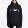 Slime Luvtröja Wide Fit ”Black” 674986TLVF21069