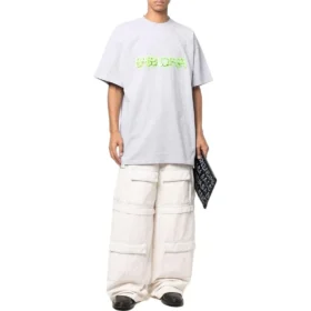 Slime Oversized T-shirtar ”Grey Green” 676589TLVF11203