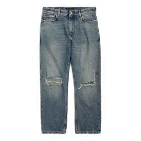 Slitna jeans med raka ben ”Blue” 745149THW254245
