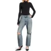 Slitna jeans med raka ben ”Blue” 745149THW254245