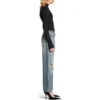 Slitna jeans med raka ben ”Blue” 745149THW254245