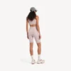 Sömlös techwear-bh för damer i nude