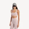 Sömlös techwear-bh för damer i nude