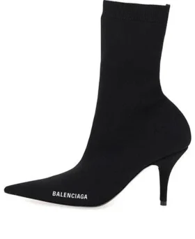 Sockstövlar med logotyp ”Black” 616246W18021090