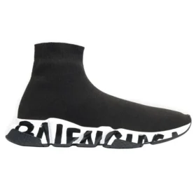 Speed 1.0 Recycled Knit Graffiti Sneakers ”Black” 645334W2DB71015