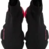 Speed 1.0 Sneakers ”Clear Sole Black Fluo Pink” 607543W2DBW1051