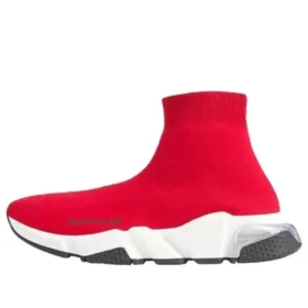 Speed 1.0-Sneakers ”Röd med genomskinlig sula, vit” 607543W05GG6591