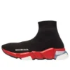 Speed 1.0 Sneakers ”Svart, röd med genomskinlig sula, vit” 607544W05GH1038