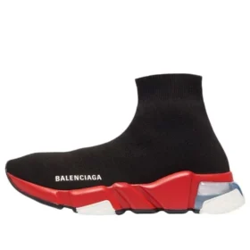 Speed 1.0 Sneakers ”Svart, röd med genomskinlig sula, vit” 607544W05GH1038