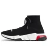 Speed 1.0 Sneakers ”Svart Vit med genomskinlig sula Röd” 617217W05GG1014