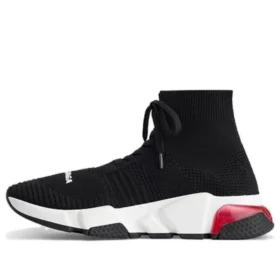 Speed 1.0 Sneakers ”Svart Vit med genomskinlig sula Röd” 617217W05GG1014