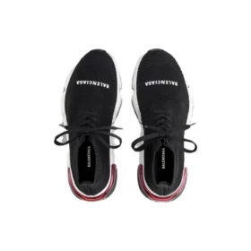 Speed 1.0 Sneakers ”Svart Vit med genomskinlig sula Röd” 617217W05GG1014