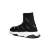 Speed 1.0 Sneakers ”White Logo Monogram Black Knit” 597425W2DBF1015