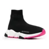 Speed 1.0 återvunna Sneakers ”Black Fuchsia” 587280W2DBB1586