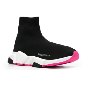 Speed 1.0 återvunna Sneakers ”Black Fuchsia” 587280W2DBB1586