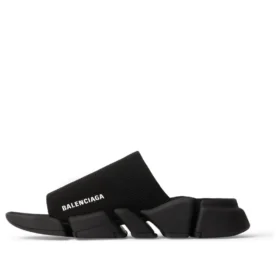 Speed 2.0-sandaler i återvunnet stickat ”Black” 711453W2DB11000