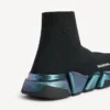 Speed 2.0-sneaker för dam i svart med iriserande effekt Speed 2.0-sneaker för dam i svart med iriserande effekt