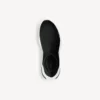 Speed 2.0-sneaker för dam i återvunnen stickad tyg med tvåfärgad sula i svart/vitt Speed 2.0-sneaker för dam i återvunnen stickad tyg med tvåfärgad sula i svart/vitt
