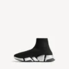 Speed 2.0-sneaker i återvunnen stickad tröja för herr i svart/silver Speed 2.0-sneaker i återvunnen stickad tröja för herr i svart/silver