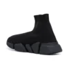 Speed 2.0-sneakers ”Svart glansig stickad ovandel med svart sula” 636833W2AF31000