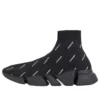 Speed 2.0-Sneakers ”Svart stickat med vitt logo över hela skon” 617239W2DBO1090