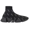 Speed 2.0-Sneakers ”Svart stickat med vitt logo över hela skon” 617239W2DBO1090
