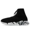 Speed 2.0 Sneakers ”Svart återvunnet stickat och vit sula” 617258W2DD41091
