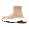 Speed Graffiti-sneakers ”Beige stickad med vit och svart graffitisula” 605942W2DB79791